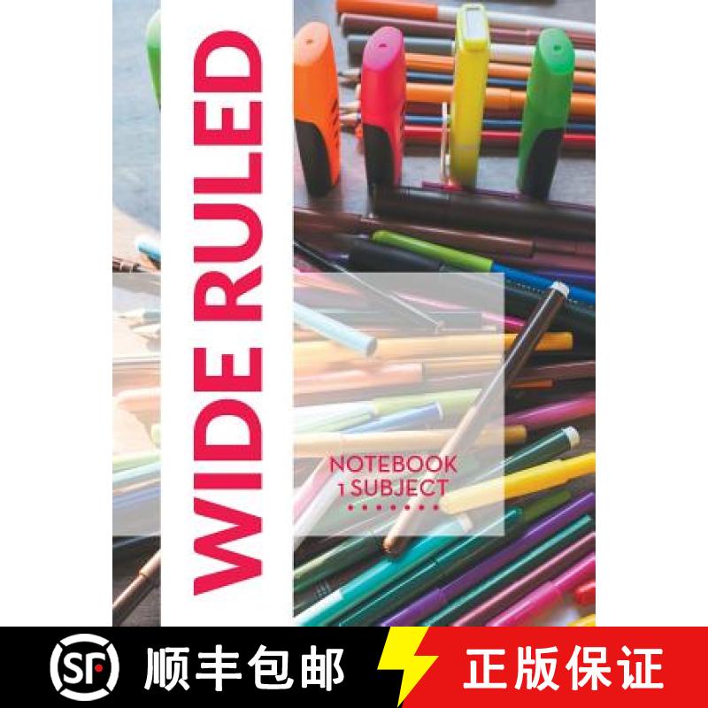 【3-4周达】Wide Ruled Notebook - 1 Subject [9781681457550]