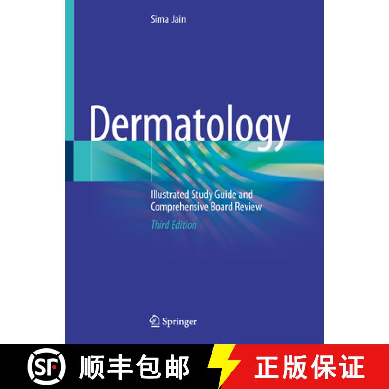 【3-4周达】Dermatology: Illustrated Study Guide and Comprehensive Board Review (Third Edition 2025) [9783031731396] - 实物图