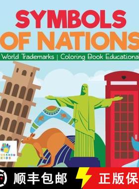【3-4周达】Symbols of Nations | World Trademarks | Coloring Book Educational [9781645211990]