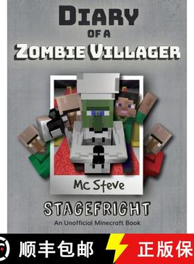 【3-4周达】Diary of a Minecraft Zombie Villager: Book 2 - Stagefright [9781946525376]