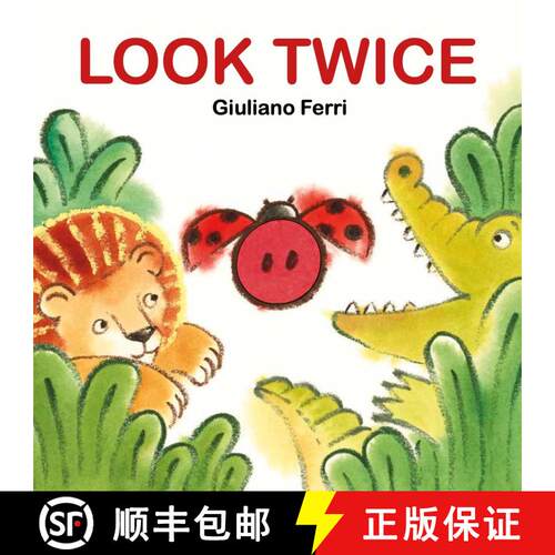 【3-4周达】精装 Look Twice: An Interactive Board Book Full of Surprises! [9781662650994]