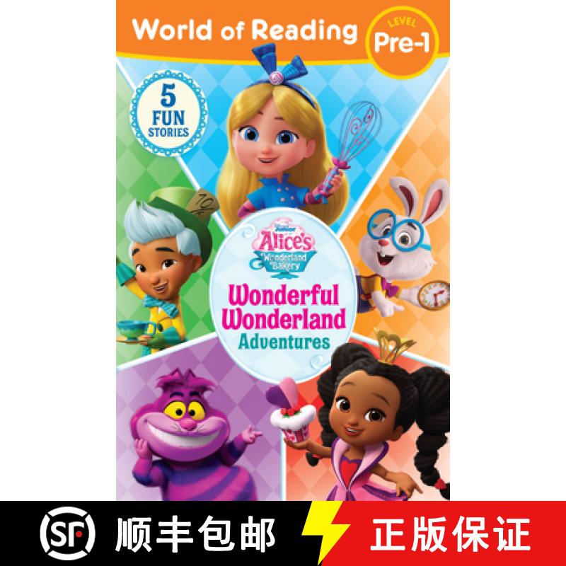 【3-4周达】World of Reading: Alice's Wonderland Bakery: Wonderful Wonderland Adventures, Level Pre-1 [9781368084581]