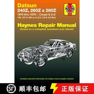 Haynes 1978 Manual 1970 1974 260Z 1976 1973 9780856962066 USA Datsun 4周达 280Z 240Z Repair 1975