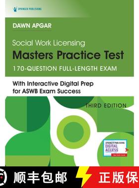 【3-4周达】Social Work Licensing Masters Practice Test, Third Edition : ASWB Full-length Practice Tes... [9780826185730]