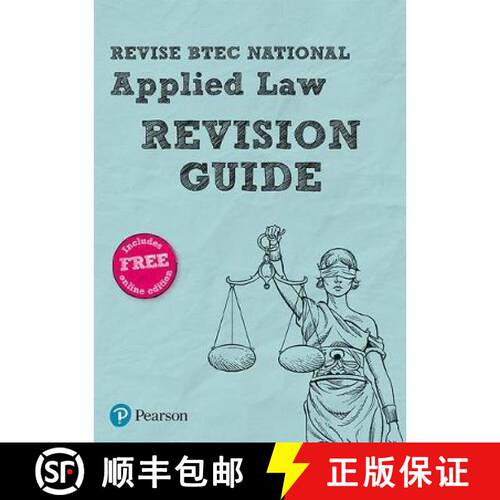 【3-4周达】Pearson REVISE BTEC National Applied Law Revision Guide inc online edition - 2023 and 2024... [9781292221656]