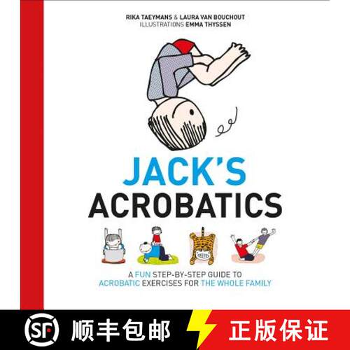 【3-4周达】精装 Jack's Acrobatics: A Fun Step-By-Step Guide to Acrobatic Exercises for the Whole Family [9781780661902]