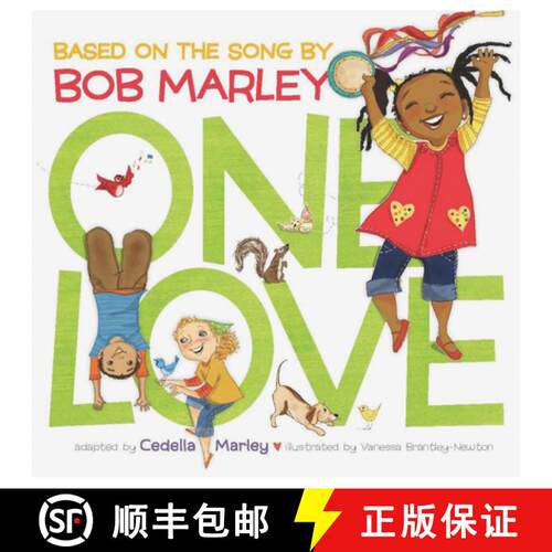 【3-4周达】精装 One Love: (Multicultural Childrens Book, Mixed Race Childrens Book, Bob Marley Book f... [9781452102245]