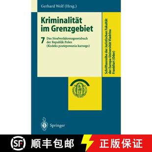 Kriminalität Polen 9783540404224 Republik Grenzgebiet 4周达 Strafverfahrensgesetzbuch Das Band K... der