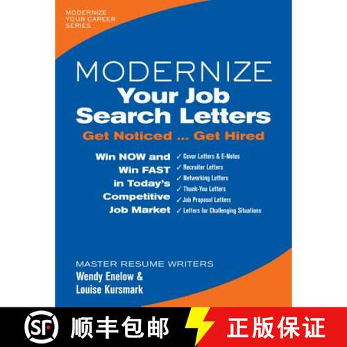 【3-4周达】Modernize Your Job Search Letters: Get Noticed ... Get Hired [9780996680332]