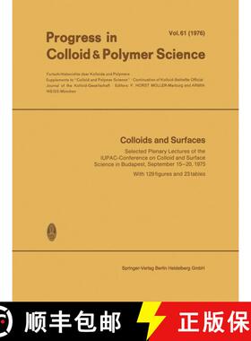 【3-4周达】Colloids and Surfaces: Selected Plenary Lectures of the IUPAC-Conference on Colloid and Su... [9783662160794]