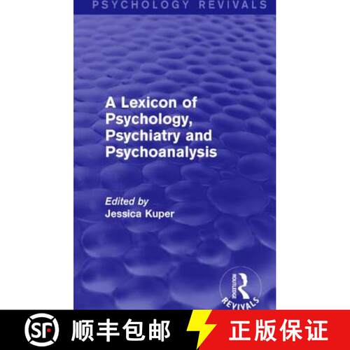 【3-4周达】A Lexicon of Psychology, Psychiatry and Psychoanalysis [9781138936027]