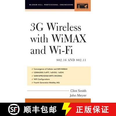 【3-4周达】3g Wireless with 802.16 and 802.11: Wimax and Wifi [9780071440820]