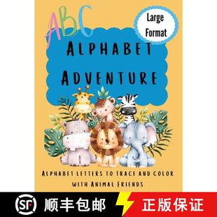 Adventure trace Alphabet friends 9781839903267 animal letters 3周达 color and lett... with