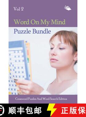 【3-4周达】Word On My Mind Puzzle Bundle Vol 2: Crossword Puzzles And Word Search Edition [9798869450012]