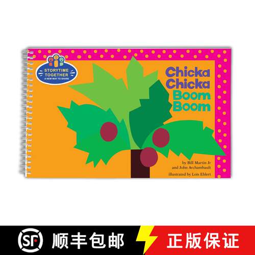【3-4周达】Chicka Chicka Boom Boom: Storytime Together: A Spiral-Bound Read-Aloud for Classrooms and ... [9781665913980]