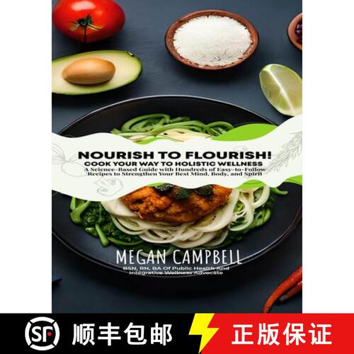 【3-4周达】Nourish to Flourish: Cook Your Way to Holistic Wellness [9782069105841]