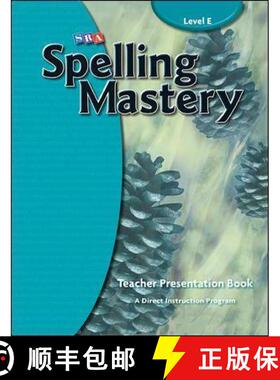 【3-4周达】Spelling Mastery Level E, Teacher Materials [9780076044917]