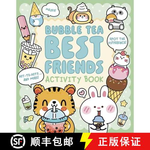 【3-4周达】Bubble Tea Best Friends Activity Book: Mazes, Spot the Difference, Dot-To-Dot, and More! [9781398863163]
