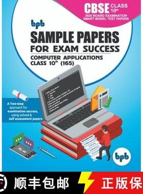 【3-4周达】Sample Papers for Exam Success Computer Applications Cbse Class 10th (165) [9789389845020]