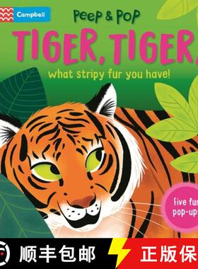 【3-4周达】Tiger, Tiger, What Stripy Fur You Have! : With Five Pop-ups! [9781035028955]