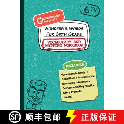 【3-4周达】Wonderful Words for Sixth Grade Vocabulary and Writing Workbook : Definitions, Usage in Co... [9781644420560]