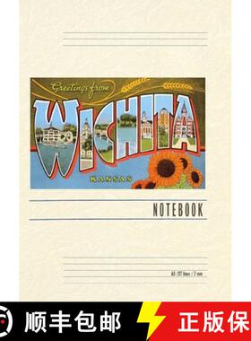预订 Vintage Lined Notebook Greetings from Wichita [9798385417308]