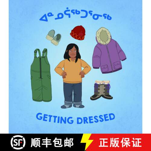 【3-4周达】Getting Dressed: Bilingual Inuktitut and English Edition [9780228701606]
