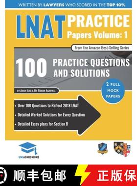 【3-4周达】LNAT Practice Papers Volume One: 2 Full Mock Papers, 100 Questions in the style of the LNA... [9781912557318]