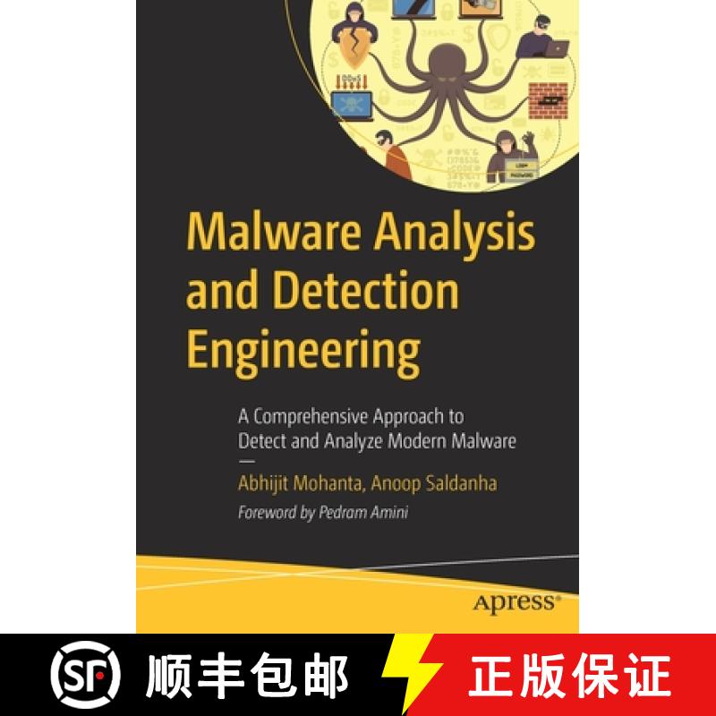 【3-4周达】Malware Analysis and Detection Engineering : A Comprehensive Approach to Detect and Analyz... [9781484261927]