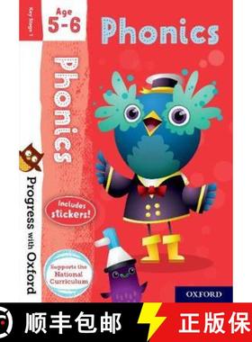 预订 Progress with Oxford: Progress with Oxford: Phonics Age 5-6- Practise for School with Essential ... [9780192765840]