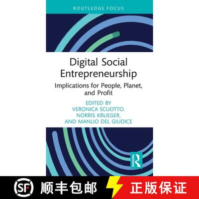 【3-4周达】Digital Social Entrepreneurship: Implications for People, Planet, and Profit [9781032951584]