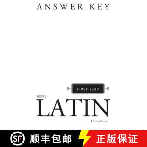 【3-4周达】Henle Latin First Year Answer Key [9780829412055]