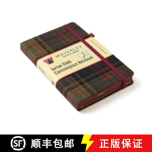 【3-4周达】精装 Waverley Kinloch Anderson Tartan Pocket Hardback Notebook (paper is blank/lined alter... [9781849345873]