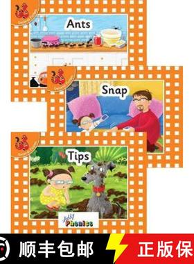 【3-4周达】Jolly Phonics Orange Level Readers Set 1: in Precursive Letters (British English edition) [9781844145744]