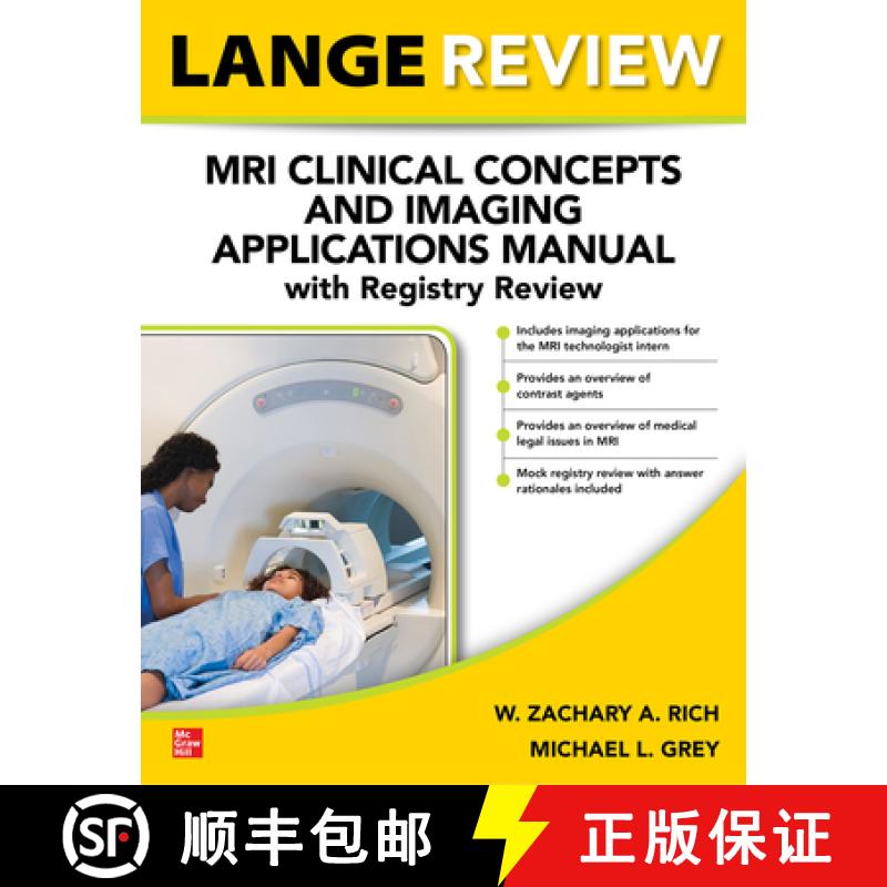 【3-4周达】Lange Review: MRI Clinical Concepts and Imaging Applications Manual with Registry Review [9781264632794]