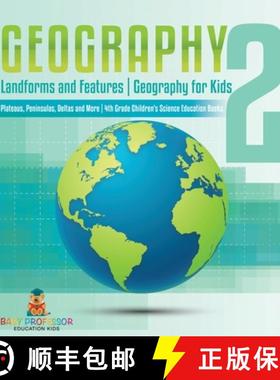 【3-4周达】Geography 2 - Landforms and Features | Geography for Kids - Plateaus, Peninsulas, Deltas a... [9798869402486]