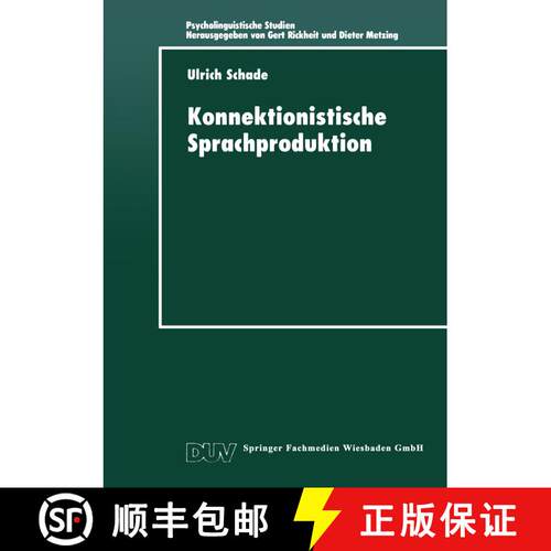 【3-4周达】Konnektionistische Sprachproduktion [9783824443543]