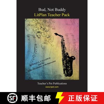 【3-4周达】Litplan Teacher Pack: Bud Not Buddy [9781602491366]