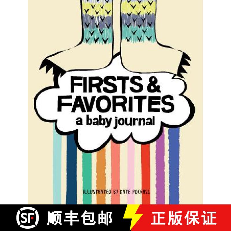 【3-4周达】Firsts & Favorites: A Baby Journal (Baby Memory Book, Baby Milestone Book, Expecting Mothe... [9781452167787]
