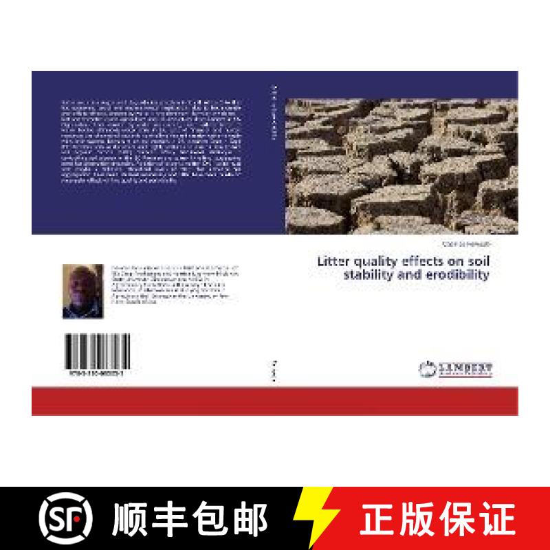 预订 Litter quality effects on soil stability and erodibility [9783330083035]