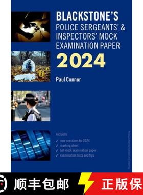 【3-4周达】Blackstone's Police Sergeants' and Inspectors' Mock Exam 2024 [9780198891109]