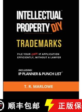 【3-4周达】Intellectual Property DIY Trademarks: File Your Own IP Application Efficiently, Without A ... [9798989834327]