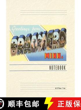 预订 Vintage Lined Notebook Greetings from Brainerd [9798385426362]