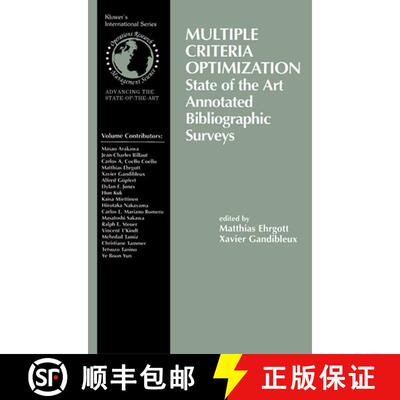 【3-4周达】精装 Multiple Criteria Optimization : State of the Art Annotated Bibliographic Surveys [9781402071287]