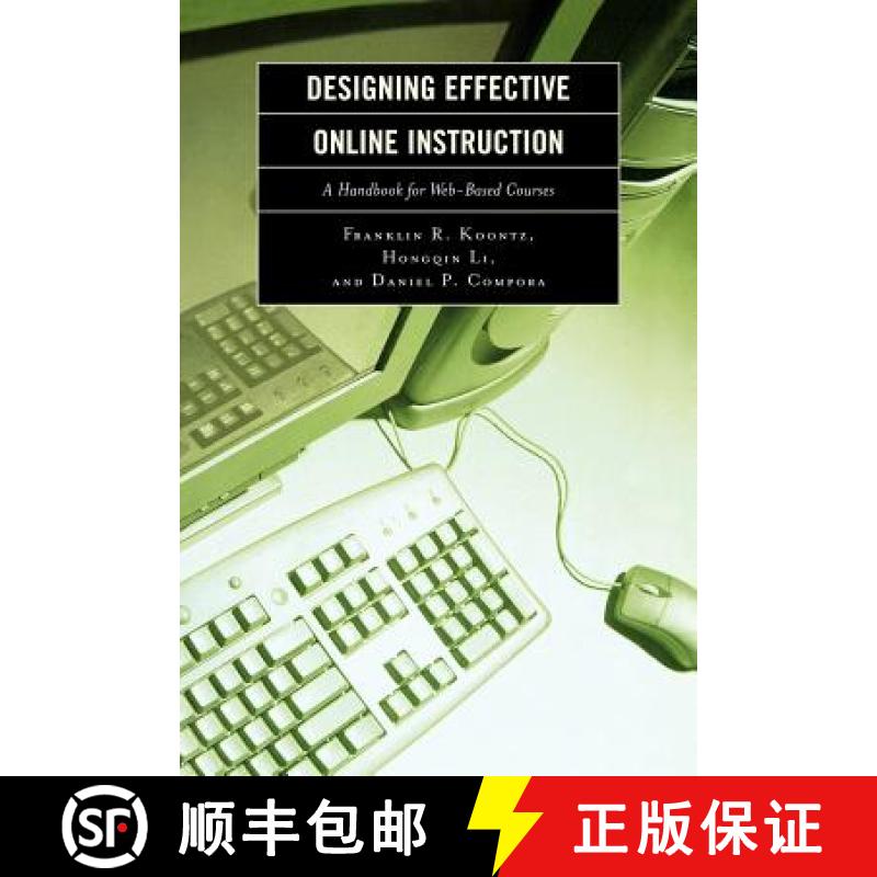 【3-4周达】Designing Effective Online Instruction : A Handbook for Web-Based Courses [9781578863877]