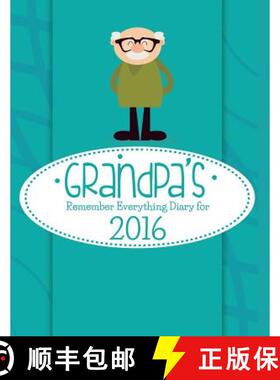 【3-4周达】Grandpa's Remember Everything Diary For 2016 [9781682122167]