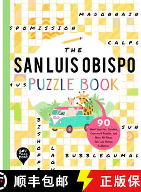 【3-4周达】The San Luis Obispo Puzzle Book: 90 Word Searches, Jumbles, Crossword Puzzles, and More Al... [9781952239380]