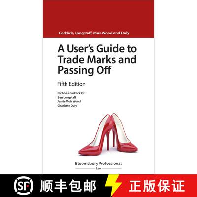 【3-4周达】A User's Guide to Trade Marks and Passing Off [9781526511553]