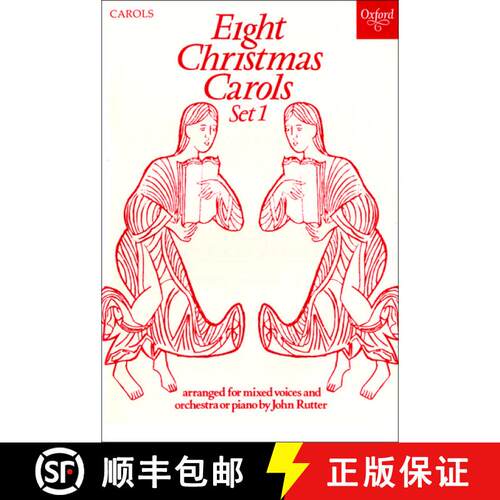 【3-4周达】Eight Christmas Carols Set 1: Vocal score (Vocal score) [9780193533714]