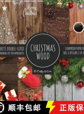 【3-4周达】Christmas Wood Scrapbook Paper Pad 8x8 Scrapbooking Kit for Papercrafts, Cardmaking, Print... [9781951373511]